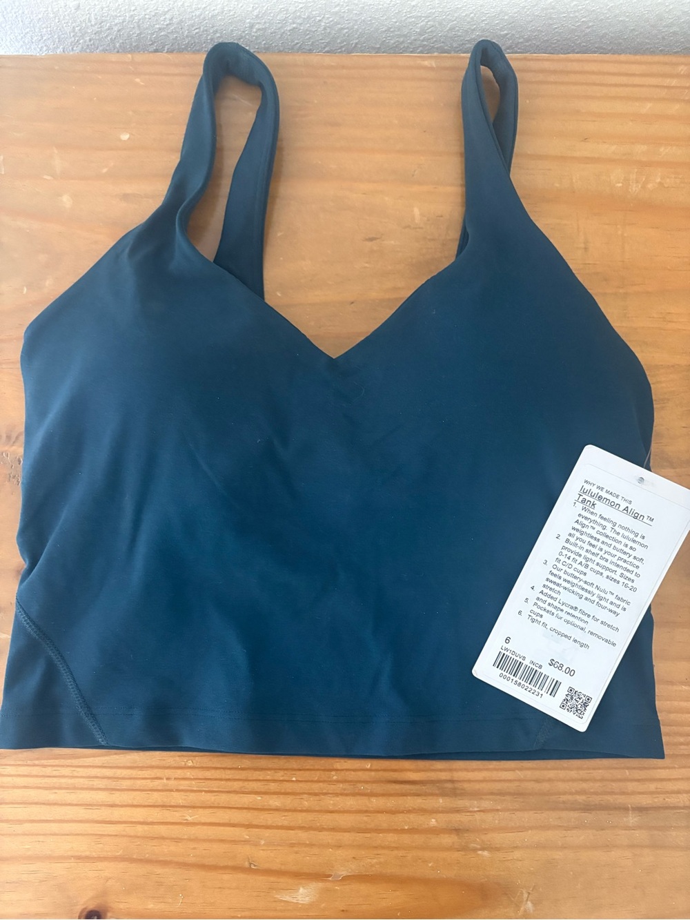 lululemon athletica Black V-Neck Longline Sports Bra